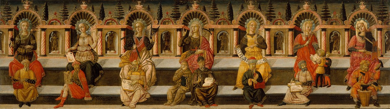 Sedm svobodných umění od Giovanni ser Giovanni di Guidi