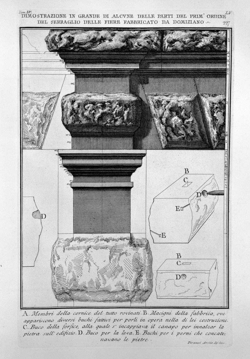 Seraglio veletrhů od Giovanni Battista Piranesi