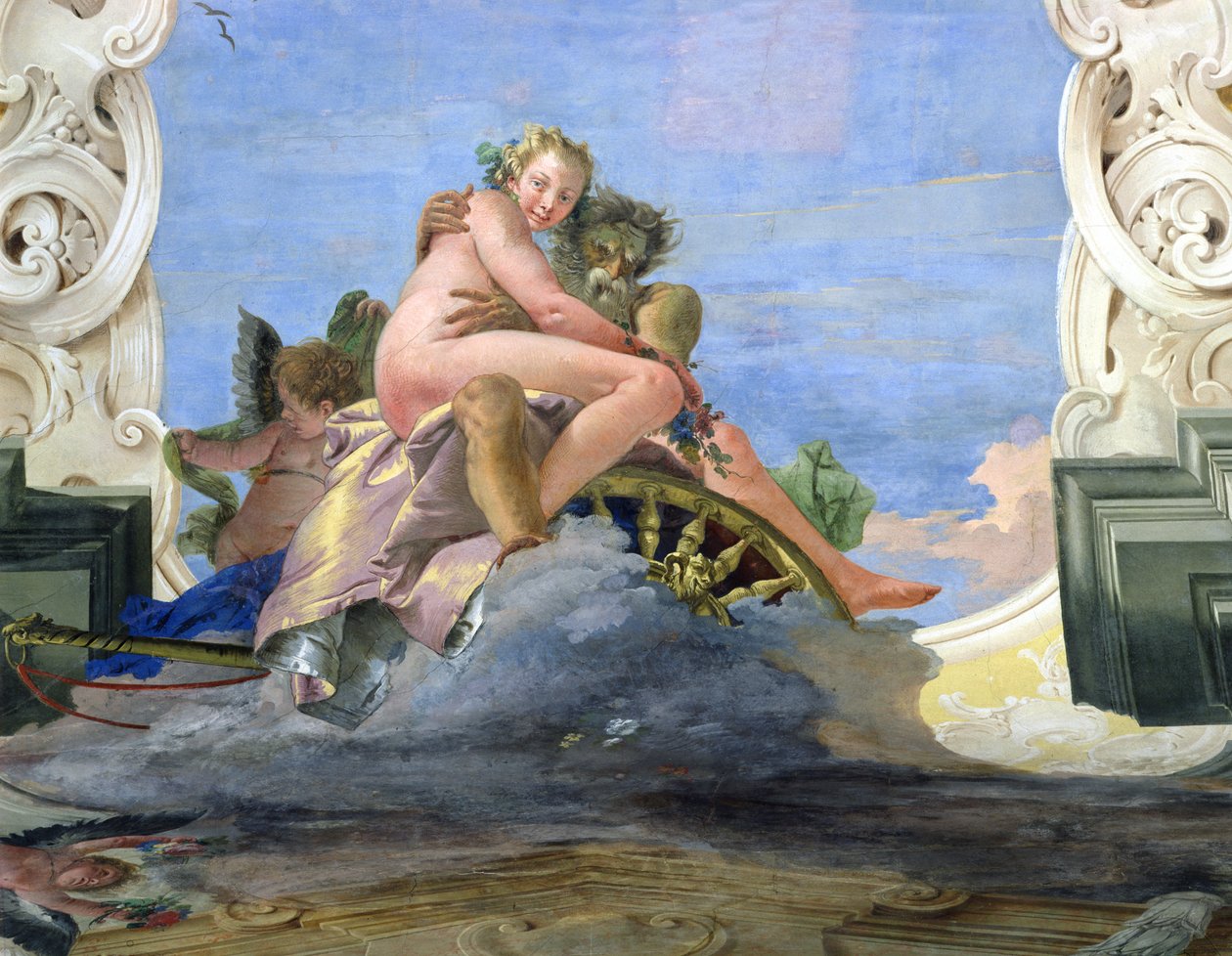 Pluto znásilňuje proserpinu od Giovanni Battista Tiepolo
