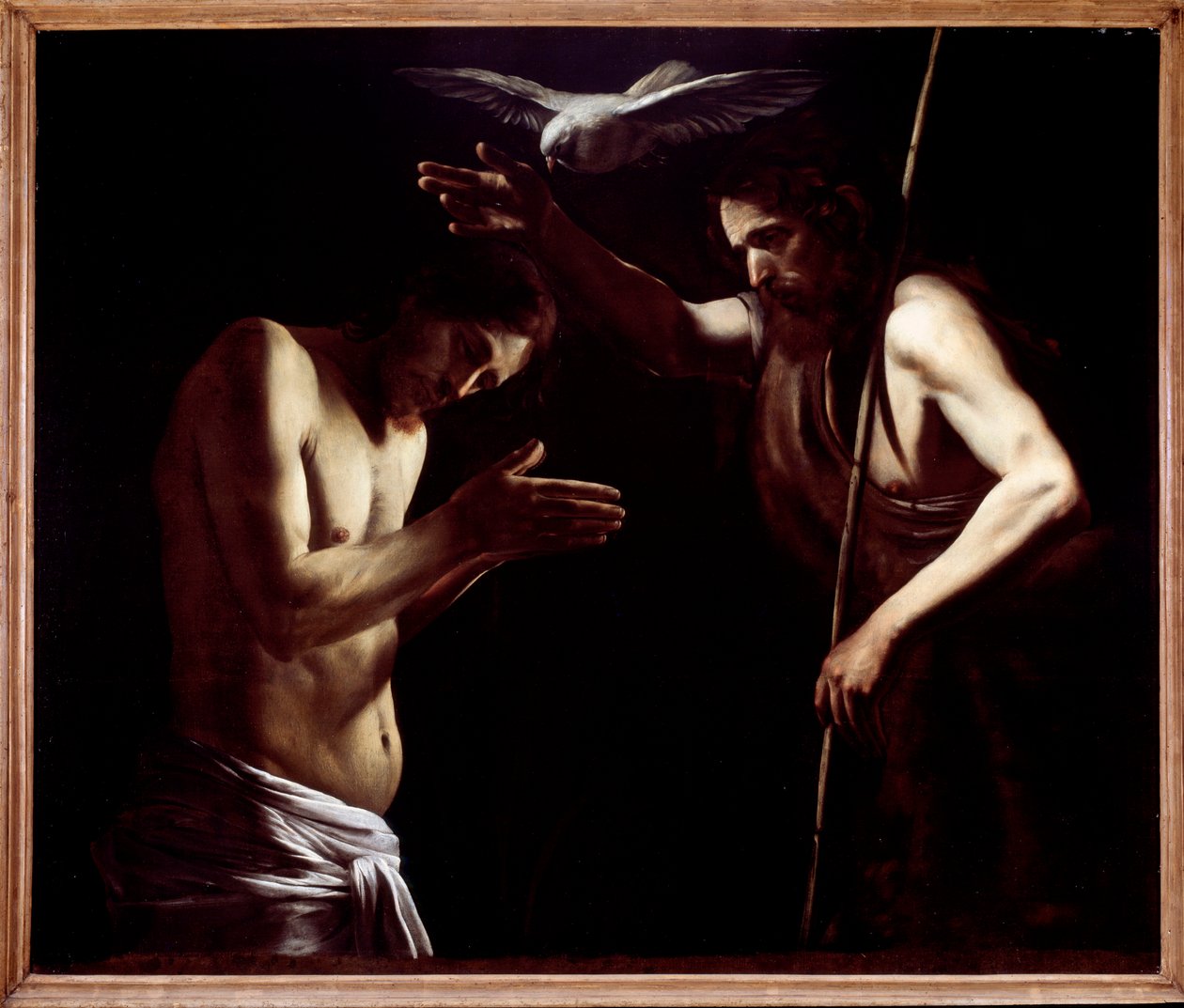 Ježíšův křest (obraz od Giovanni Battista Caracciolo