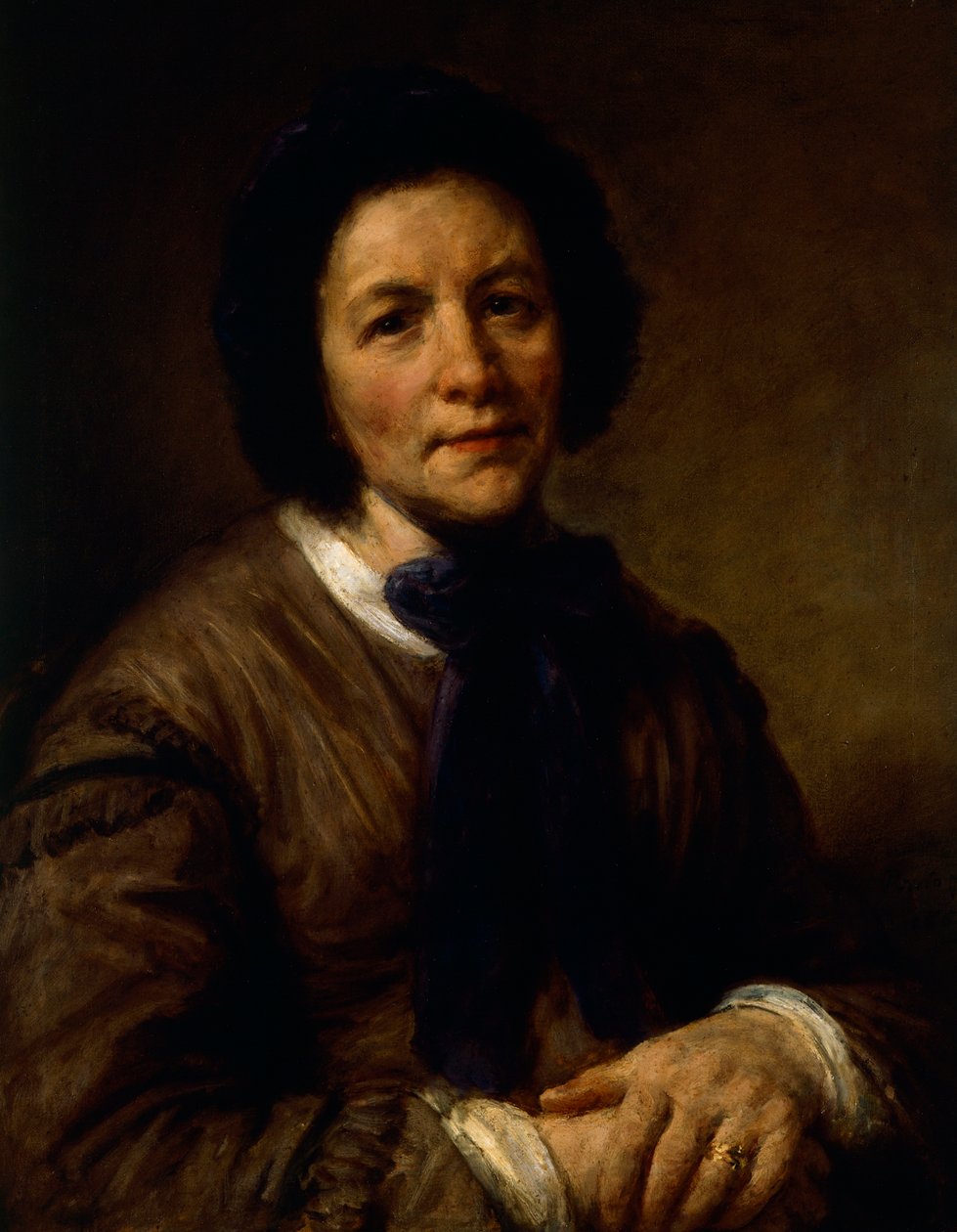 Portrét dámy, Giovanni Carnovali, známý jako Piccio (1804-1873) od Giovanni Carnovali