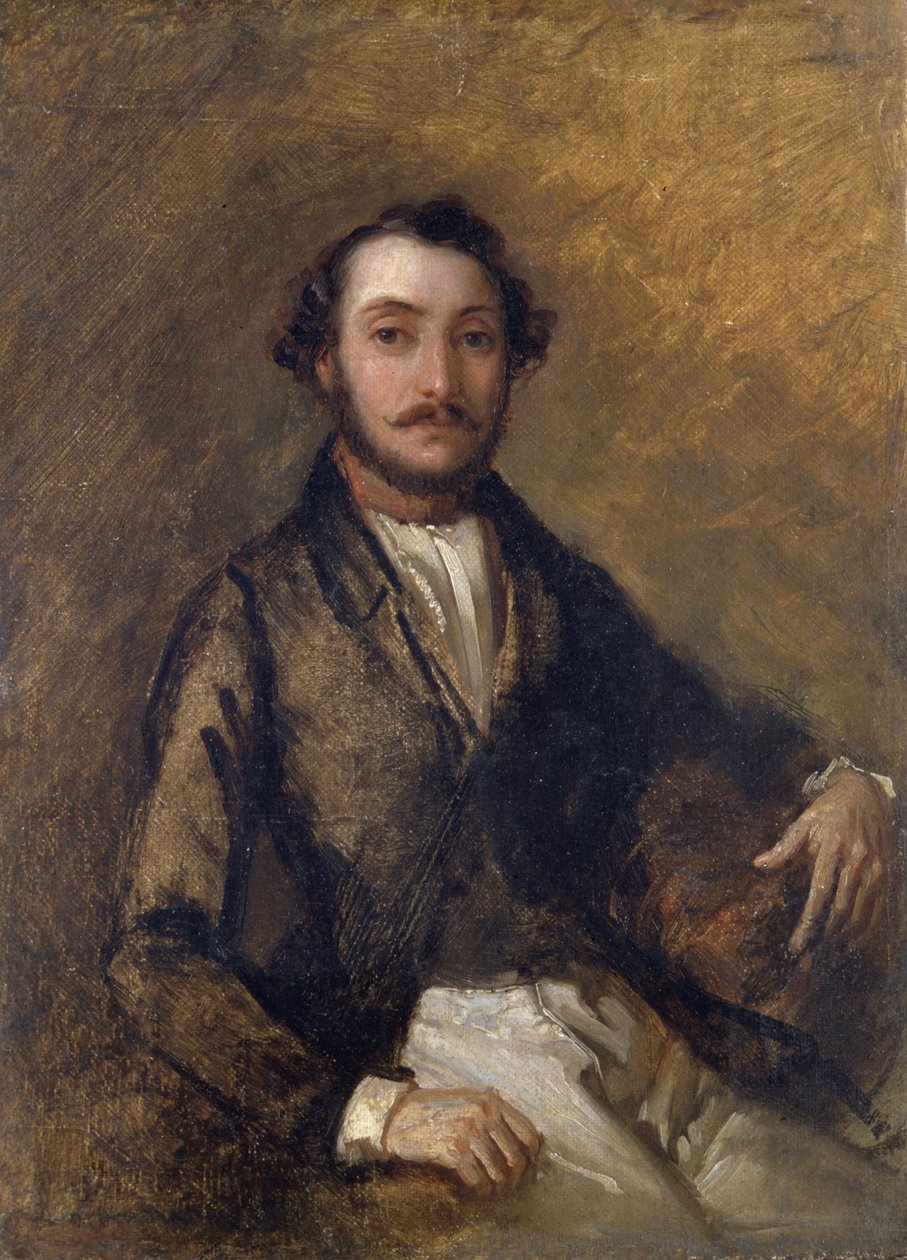 Portrét Gaetana Donizettiho (1797-1848), italského skladatele. Obraz Giovanni Carnovali dit il Piccio (1804-1873) od Giovanni Carnovali