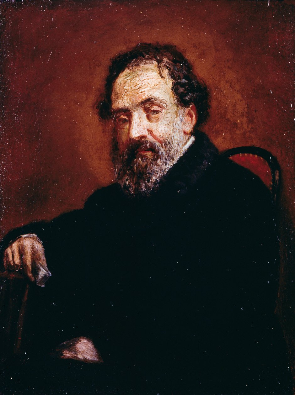 Portrét malíře Enrica Carla Augusta Scuriho (Bergamo od Giovanni Carnovali
