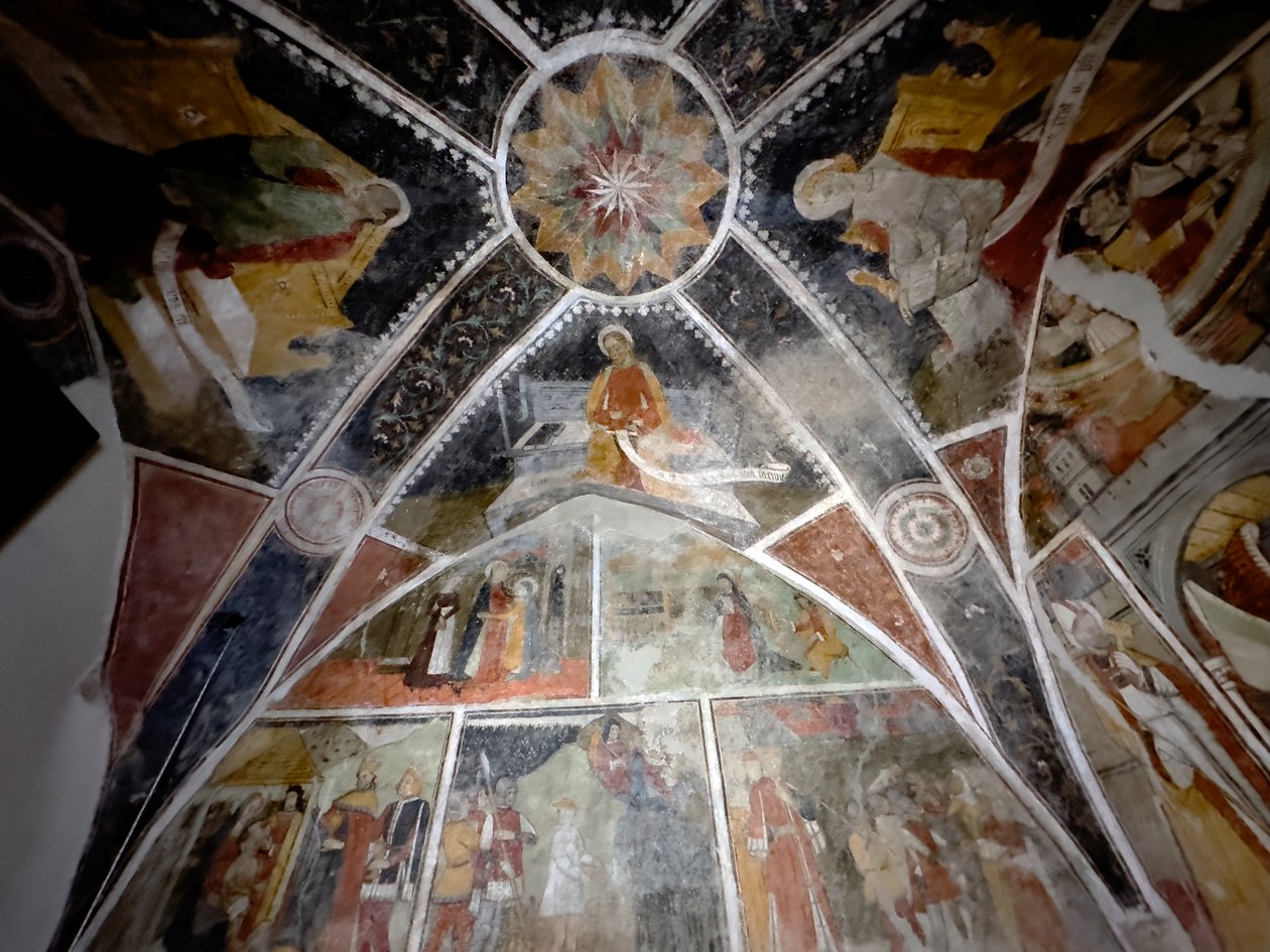 Fresky v kapli Annonciade, Tende kolem roku 1470 (freska) od Giovanni (attr. to) Baleison