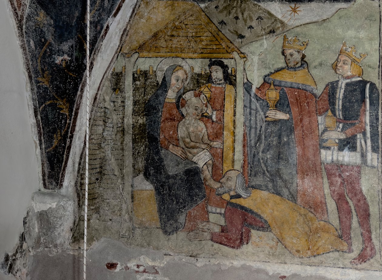 Fresky v kapli Annonciade, Tende kolem roku 1470 (freska) od Giovanni (attr. to) Baleison