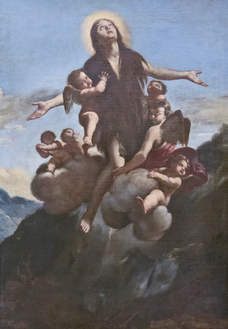 Nanebevzetí svaté Máří Magdaleny od Giovanni (school of) Lanfranco