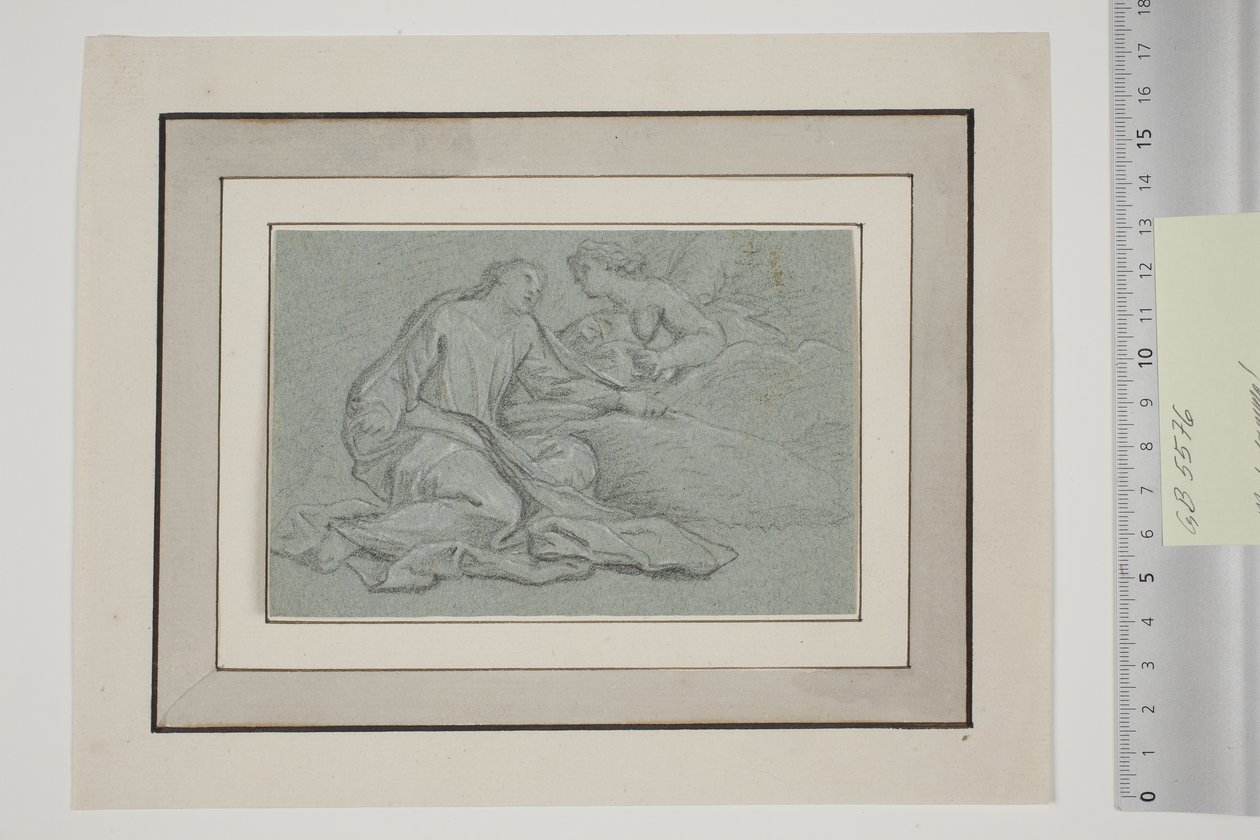 Kristus v Getsemanech a anděl s kalichem od Giovanni Agostino Ratti