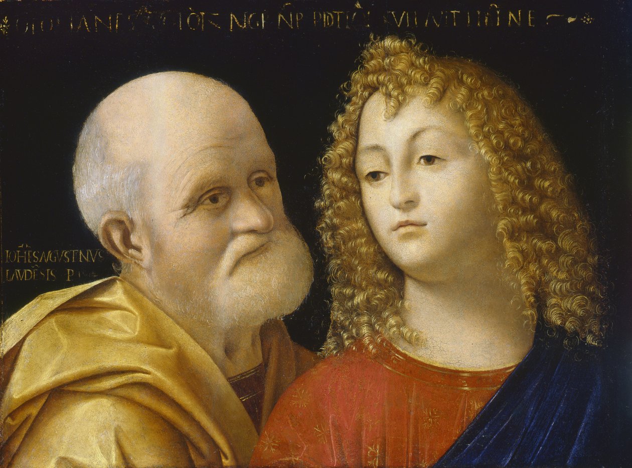 Duální portrét od Giovanni Agostino da Lodi