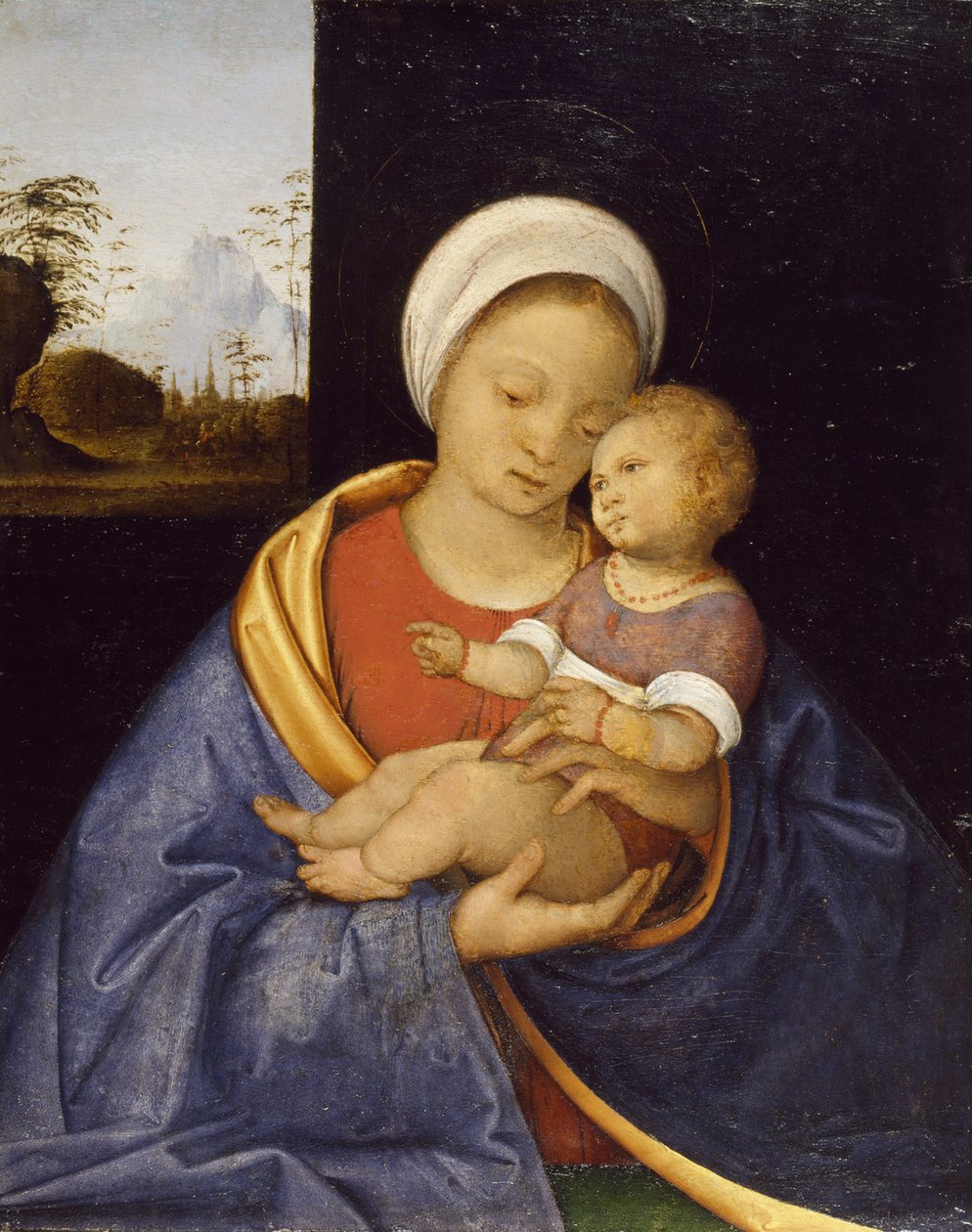Madona s dítětem, 1510-15 od Giovanni Agostino da Lodi