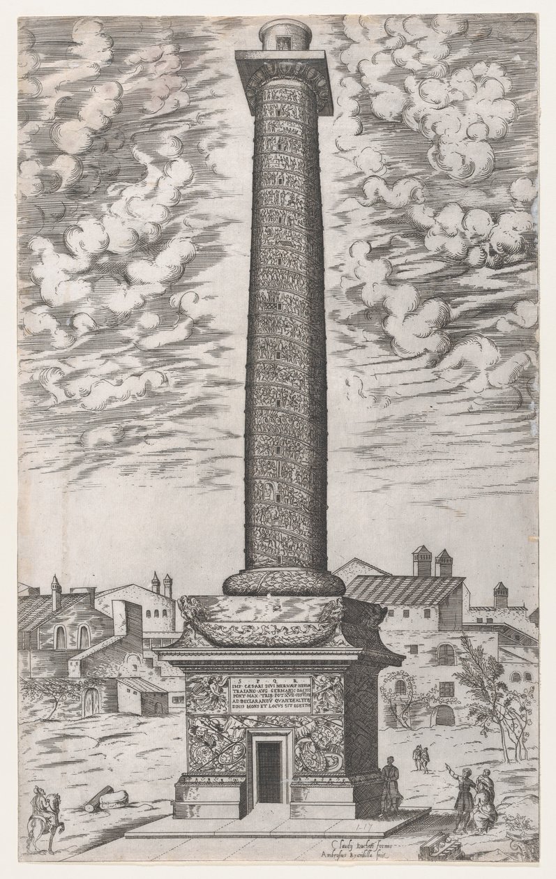 Zrcadlo římské velkoleposti: Trajánův sloup, 1581-86., 1581-86. od Giovanni Ambrogio Brambilla