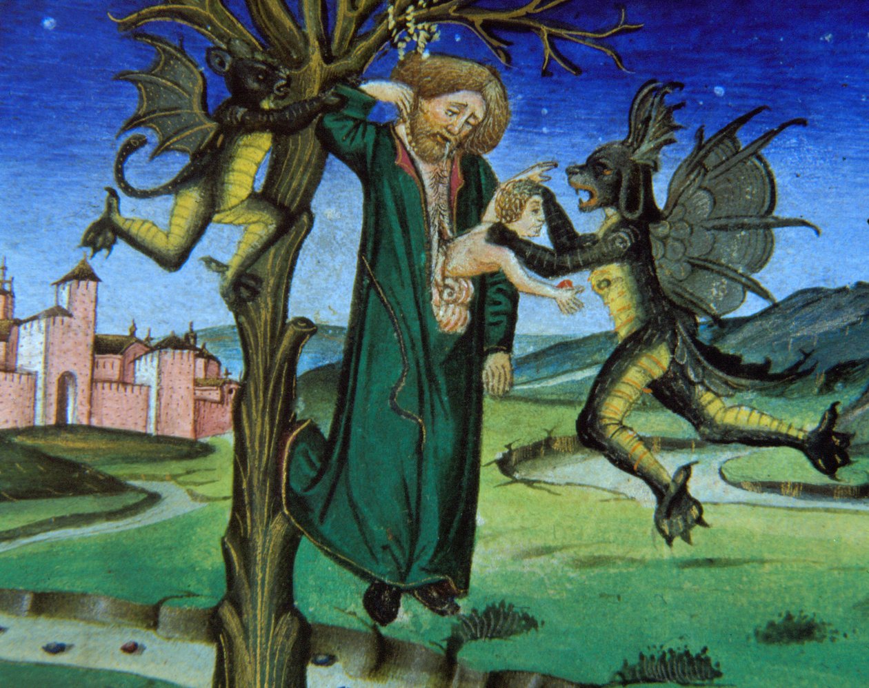 Oběšený Jidáš, Bible Nový zákon od Giovanni Ambrogio de Predis