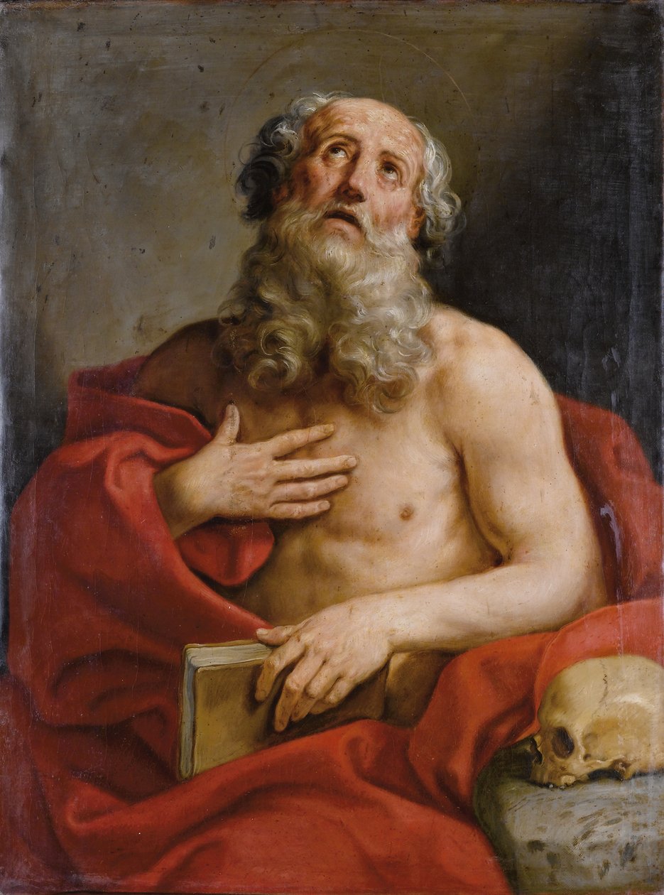 Svatý Gerolamo od Giovanni Andrea Sirani