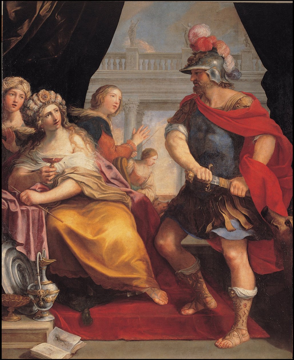 Ulysses a Circe, c. 1650-1660 od Giovanni Andrea Sirani