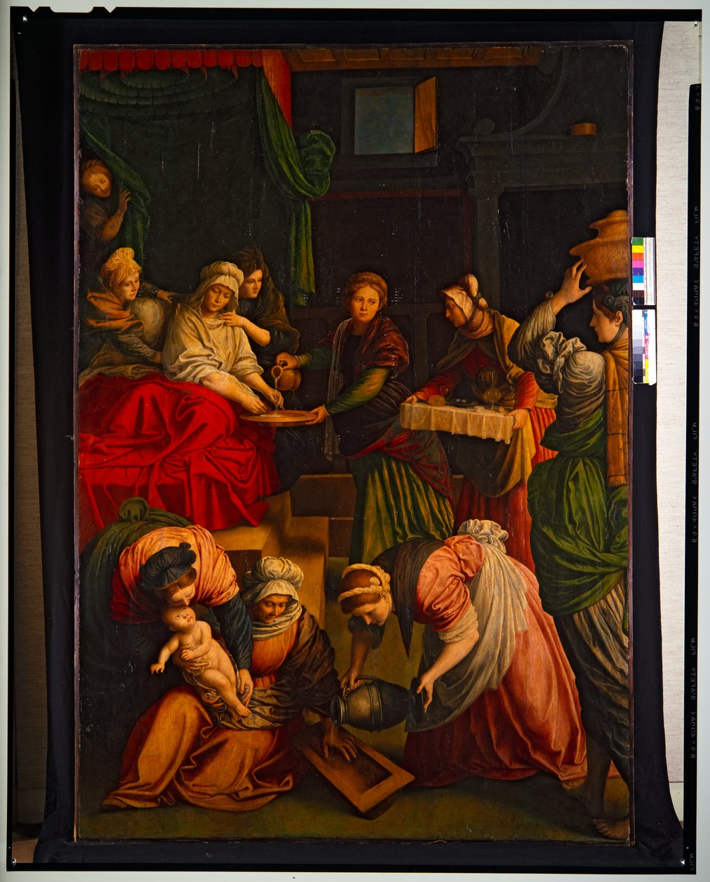 Kristus v domě 100 Marií od Giovanni Andrea di Ferrari