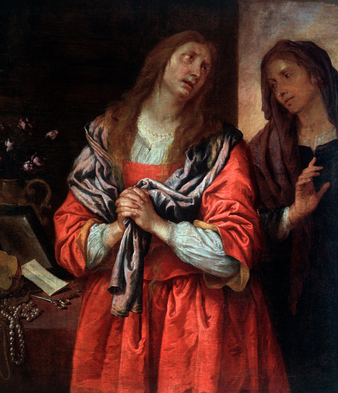 Marie a Marta (malba, cca 1640) od Giovanni Andrea di Ferrari