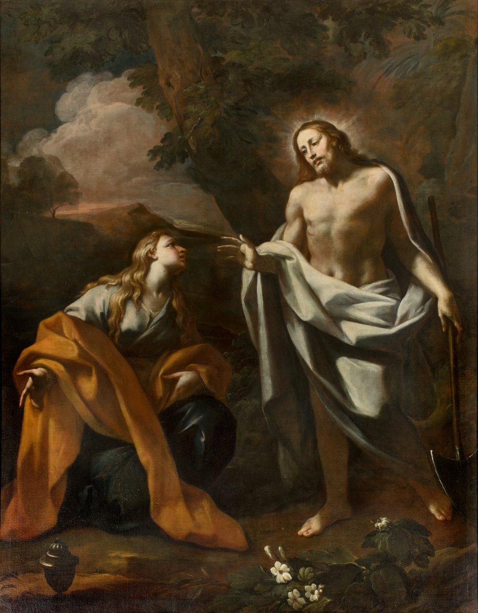 Kaple Svátosti SS, První rozpětí severní strana, Noli me tangere, Giovanni Angelo Borroni, Zjevení Krista Magdaleně od Giovanni Angelo Borroni