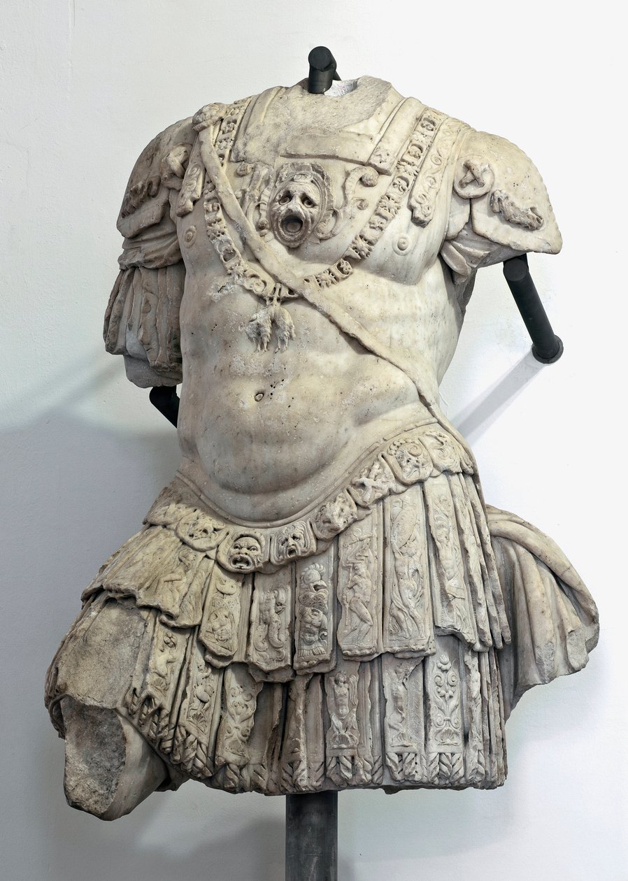Mramorová busta od Andrea Doria (1466-1560), kondotiéra a admirála Genes. Socha Giovanni Angelo Montorsoli (1507-1563) Genes, Palazzo Ducale od Giovanni Angelo Montorsoli