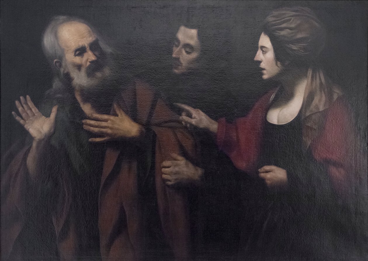 Zapření svatého Petra od Giovanni Antonio Galli