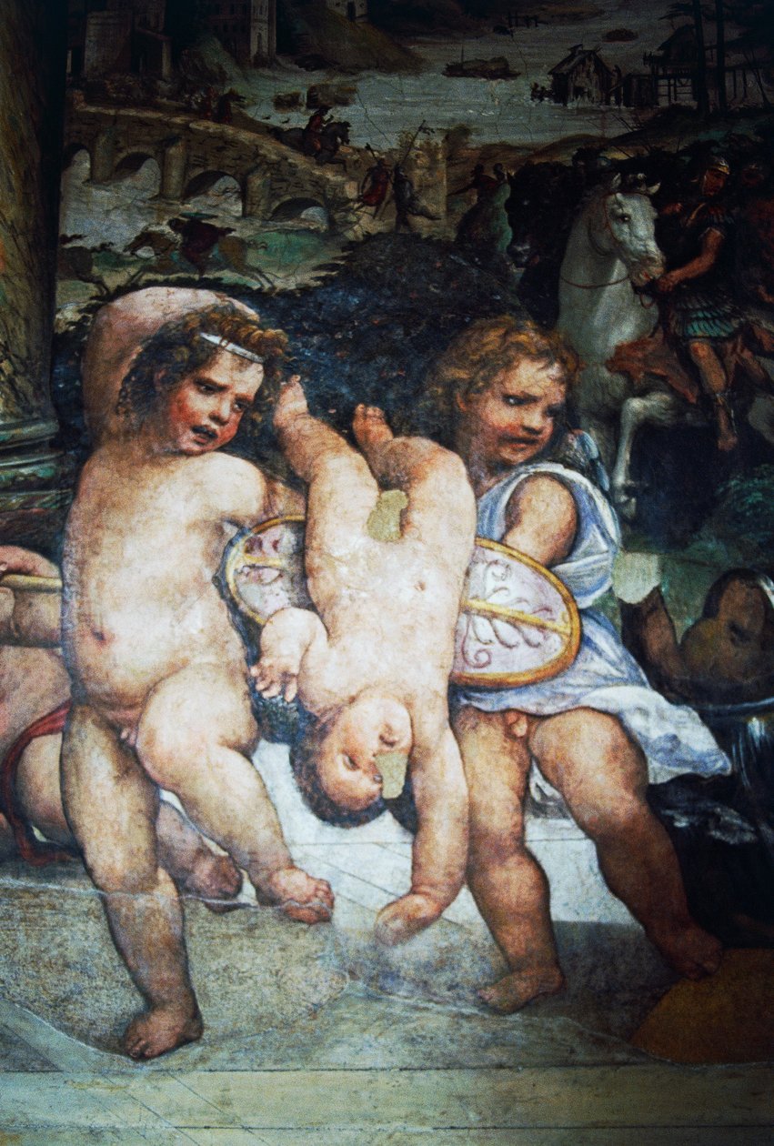 Manželství Alexandra Velikého a Roxany (detail) od Giovanni Antonio Bazzi Sodoma