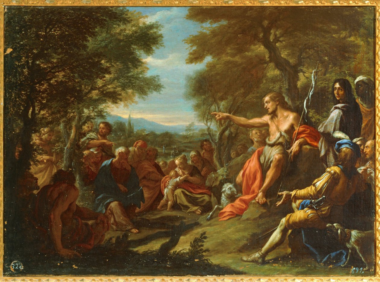 Kázání svatého Jana (obraz) od Giovanni Antonio Bazzi Sodoma