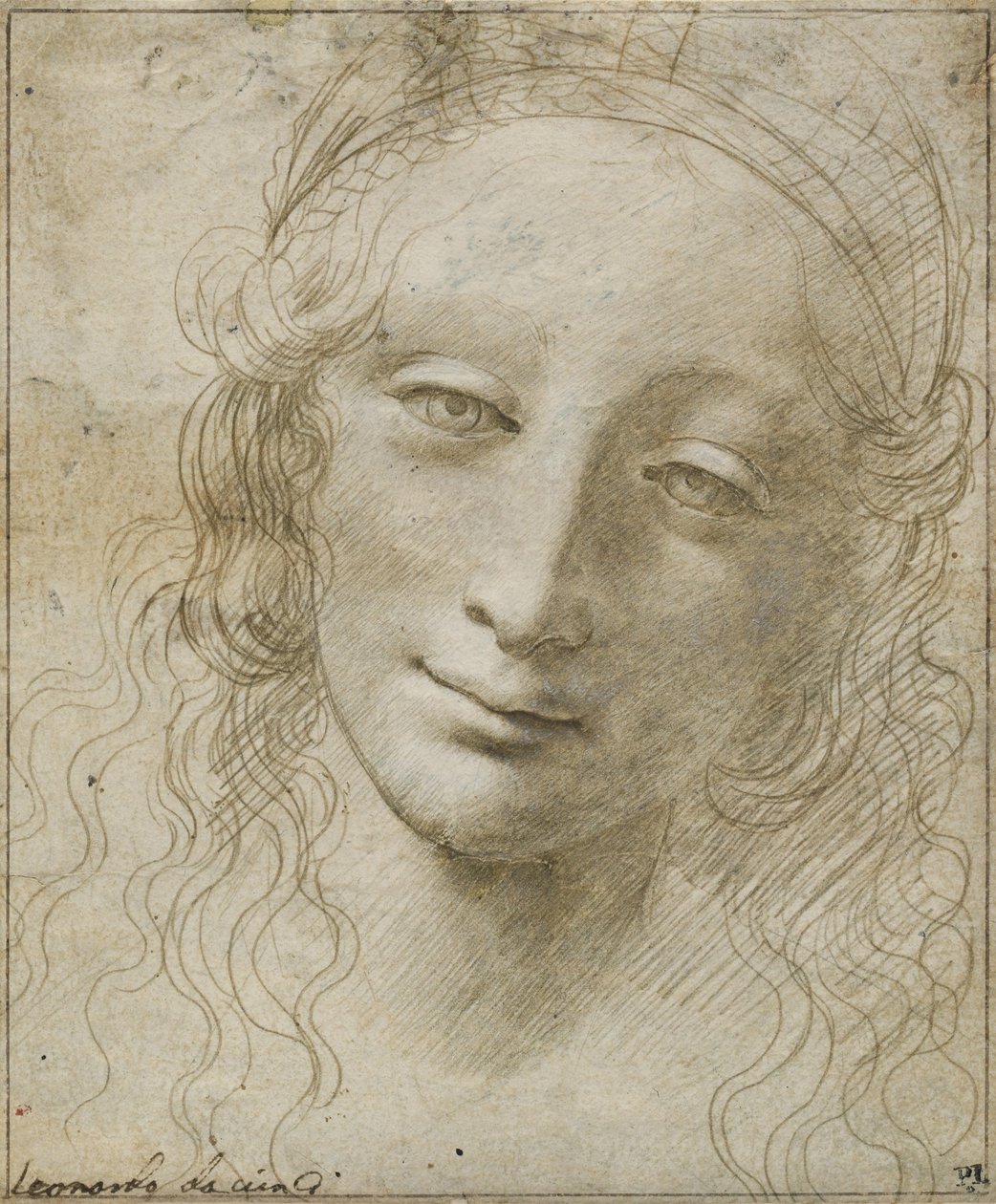 Hlava ženy od Giovanni Antonio Boltraffio