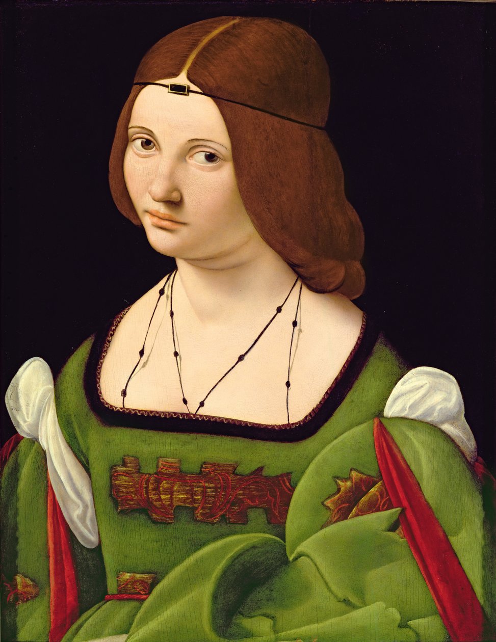 Portrét dámy (viz 130357) (po restaurování) od Giovanni Antonio Boltraffio