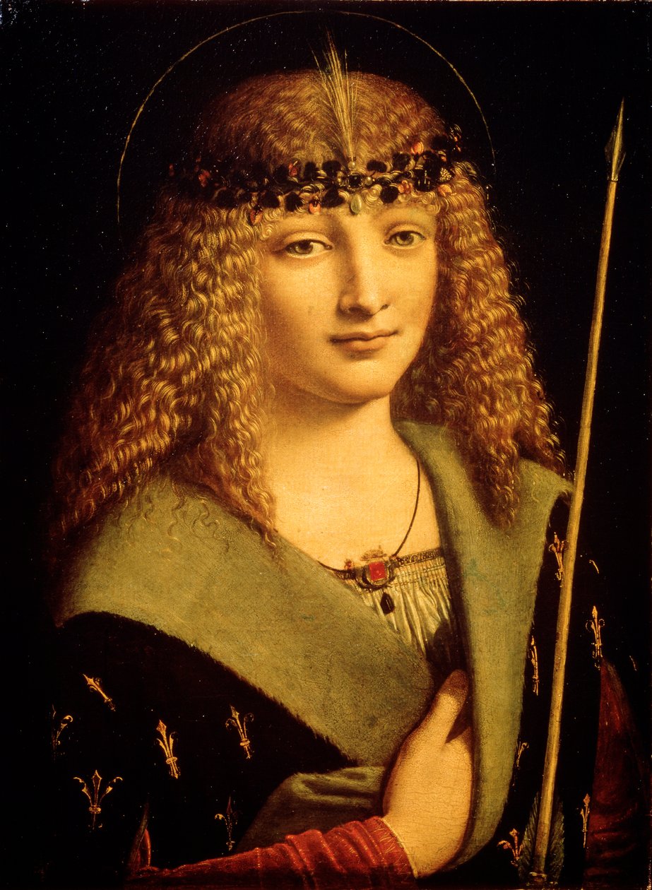 Portrét mládí jako Saint Sebastian, c1500 od Giovanni Antonio Boltraffio