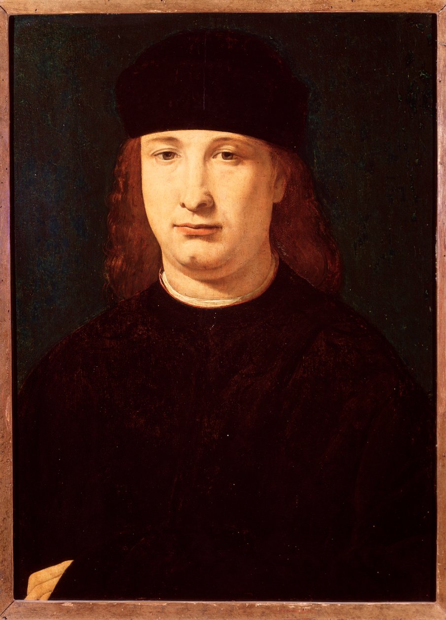 Portrét italského básníka Girolama Casia (olej na dřevě, cca 1500-1520) od Giovanni Antonio Boltraffio