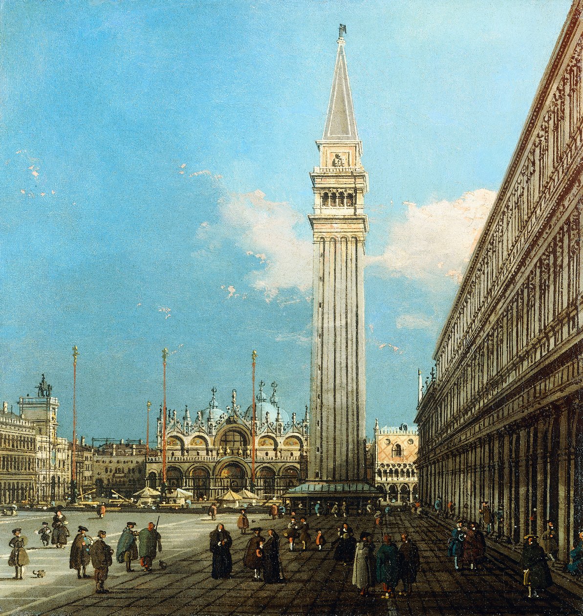 Piazzetta, Benátky, s Bacino di S. Marco a Isola di S. Giorgio Magiore, od Giovanni Antonio Canal