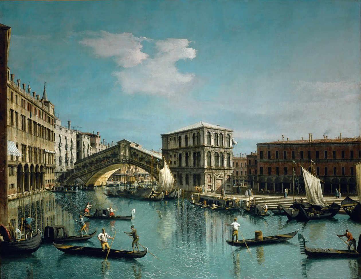 Most Rialto od Giovanni Antonio Canal