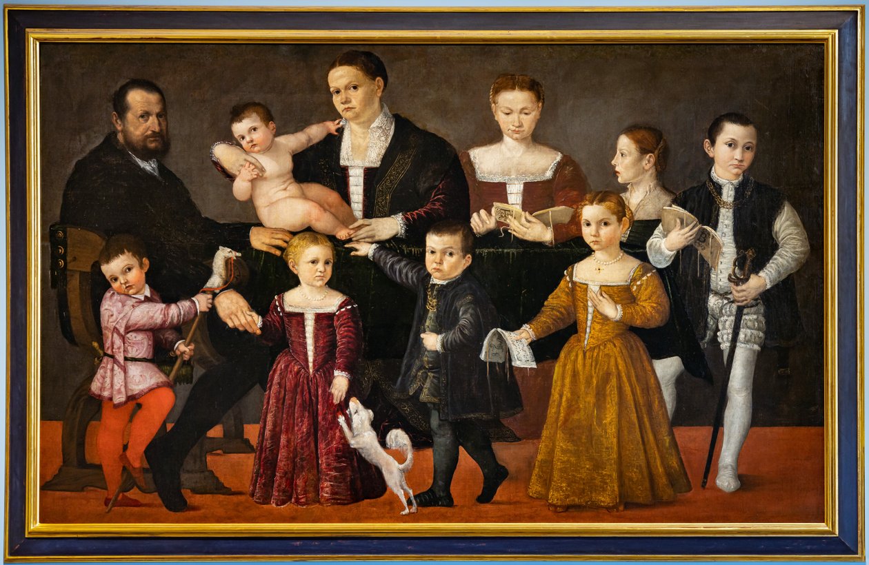 Portrét rodiny Valmarana od Giovanni Antonio Fasolo