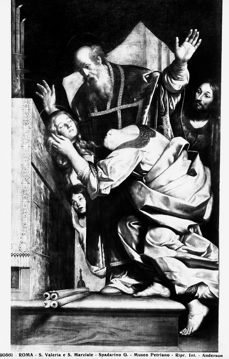 Svatá Valerie a St. Martial od Giovanni Antonio Galli