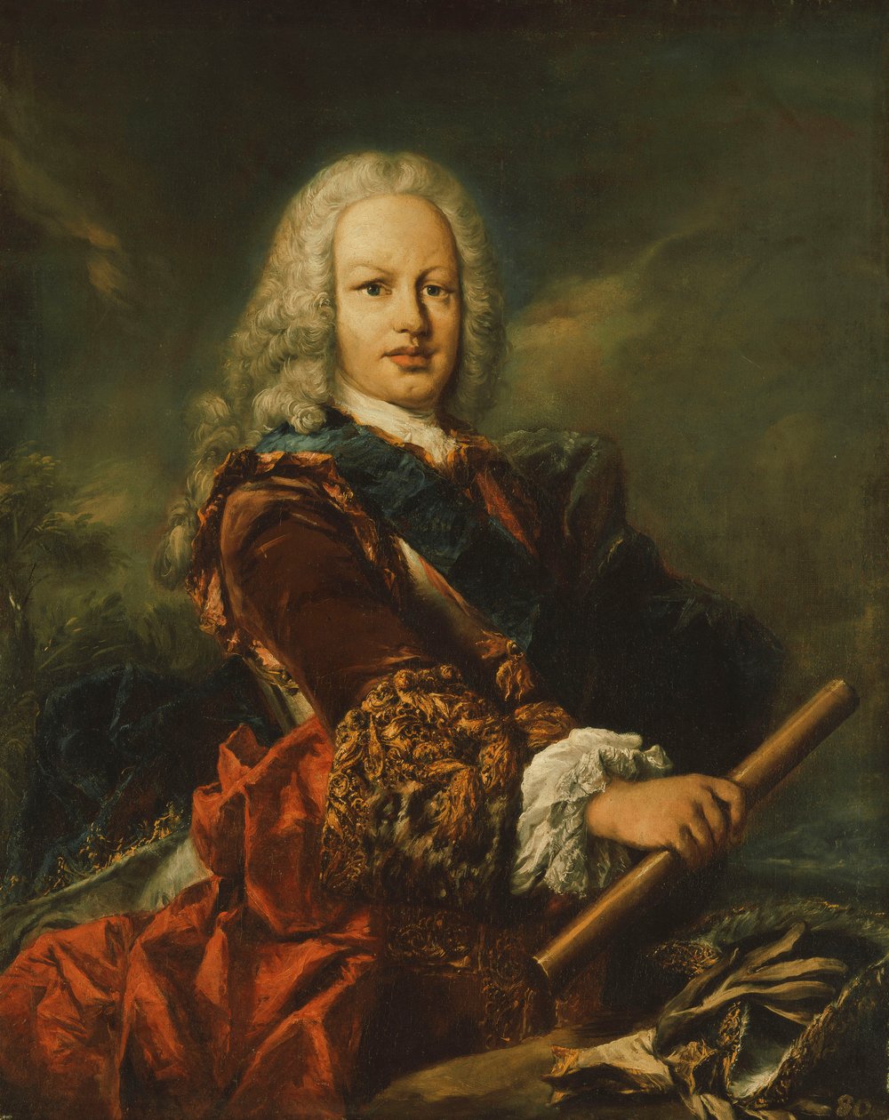 Portrét španělského krále Ferdinanda VI od Giovanni Antonio Guardi