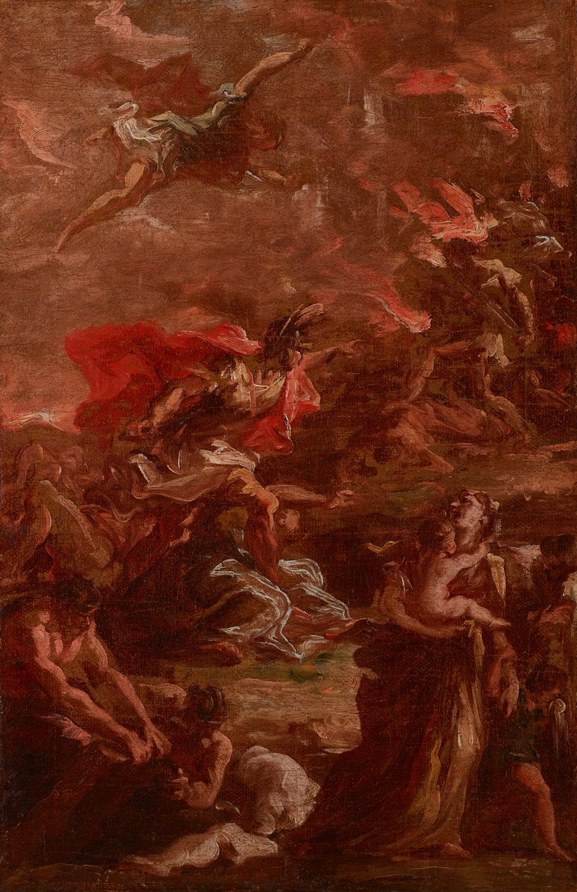 Alegorie války od Giovanni Antonio Pellegrini