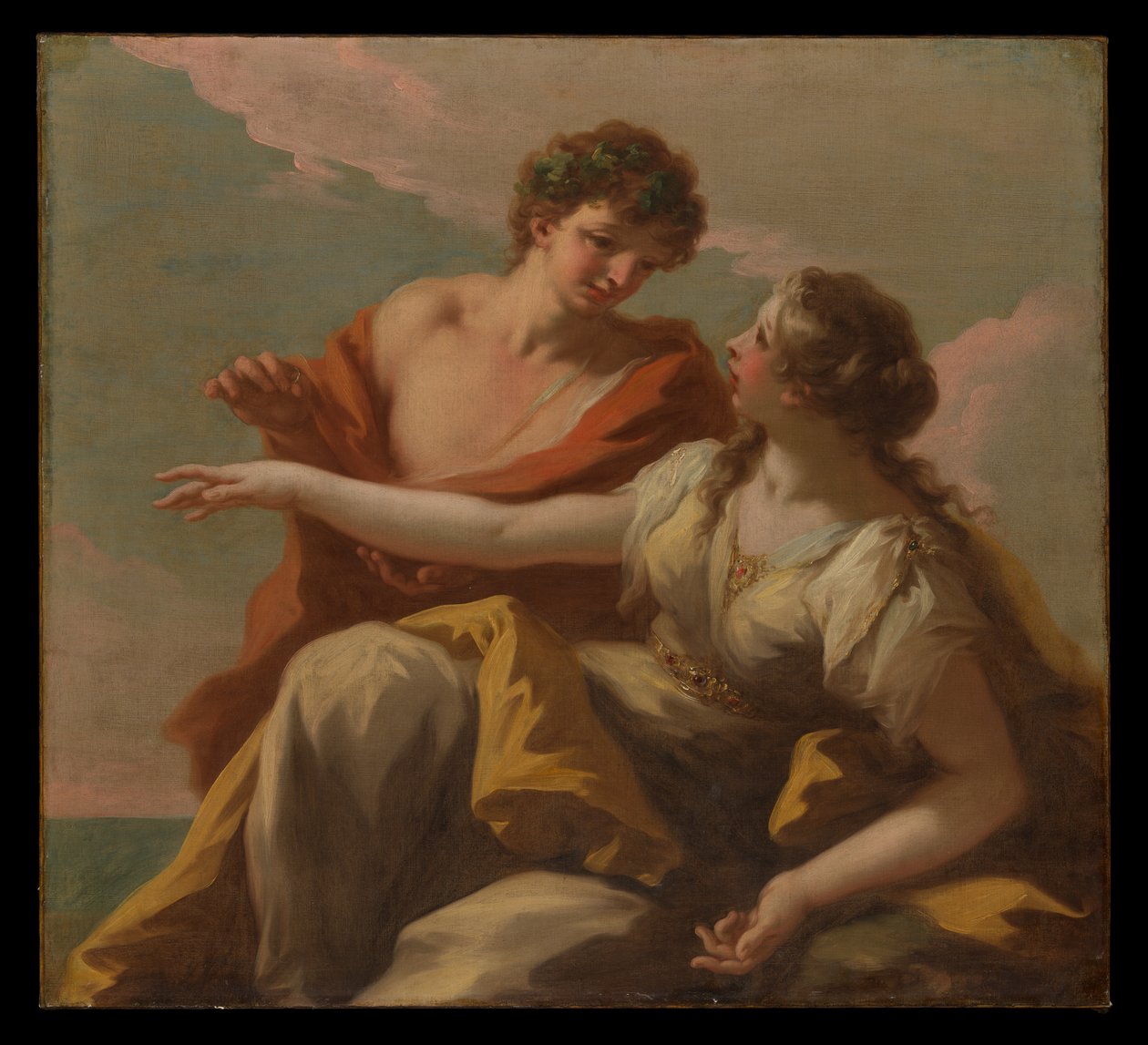 Bakchus a Ariadna od Giovanni Antonio Pellegrini