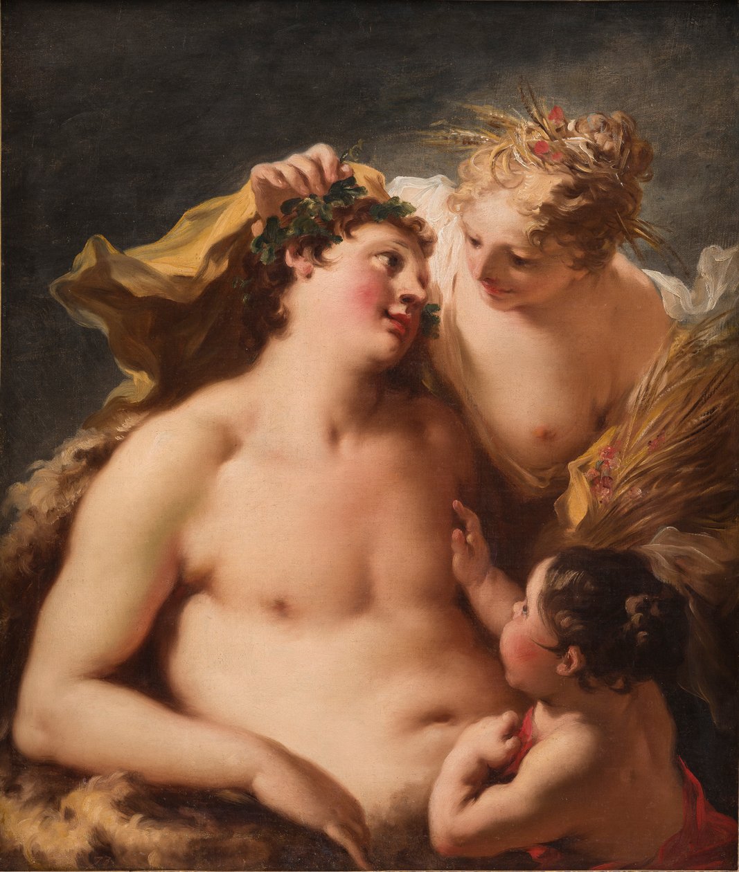 Ceres, Bacchus a Amor od Giovanni Antonio Pellegrini