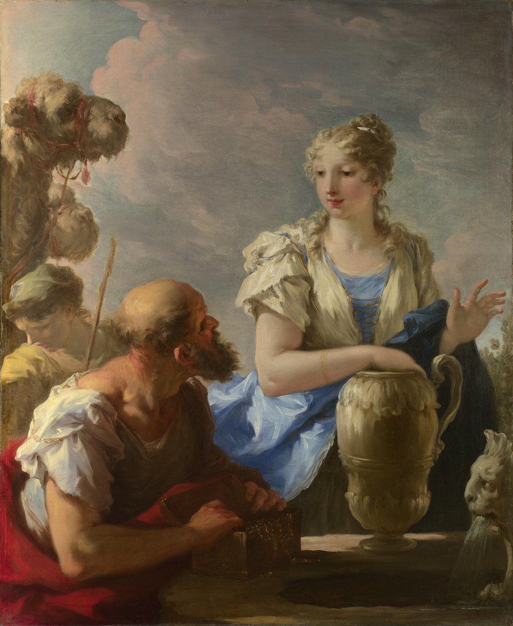 Rebecca u studny, 1708-13 od Giovanni Antonio Pellegrini
