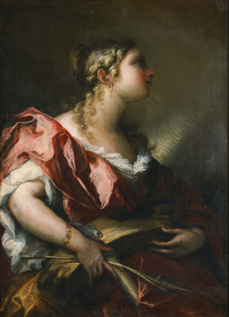 Svatá Kateřina Alexandrijská od Giovanni Antonio Pellegrini