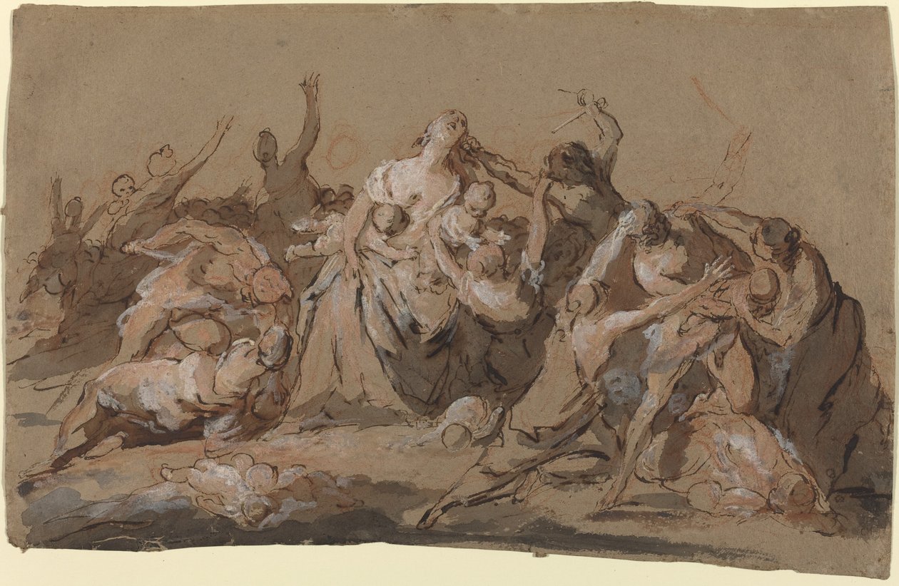 Masakr neviňátek od Giovanni Antonio Pellegrini