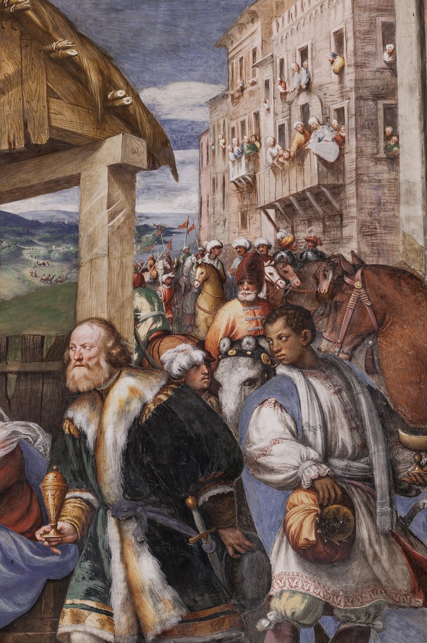Klanění tří králů a Klanění pastýřů od Giovanni Antonio Pordenone