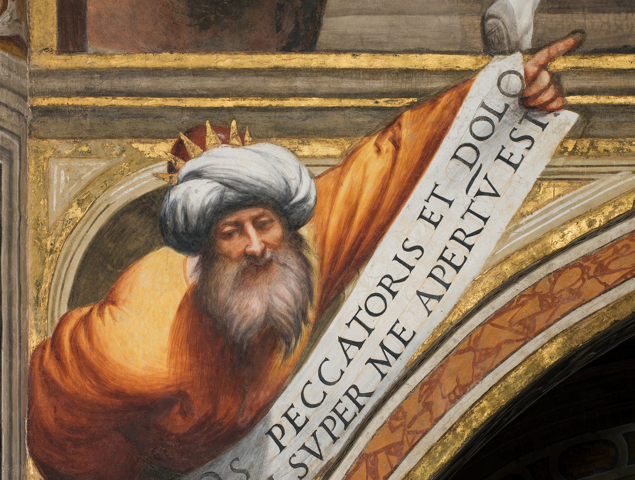 Central Nave, Plume Third Span South, IL Pordenone 1520, Busta s Prorokem od Giovanni Antonio Pordenone