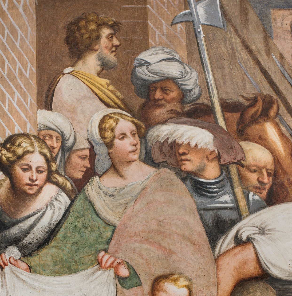 Centrální loď, druhé jižní pole, Ježíš spadá pod kříž, Il Pordenone od Giovanni Antonio Pordenone