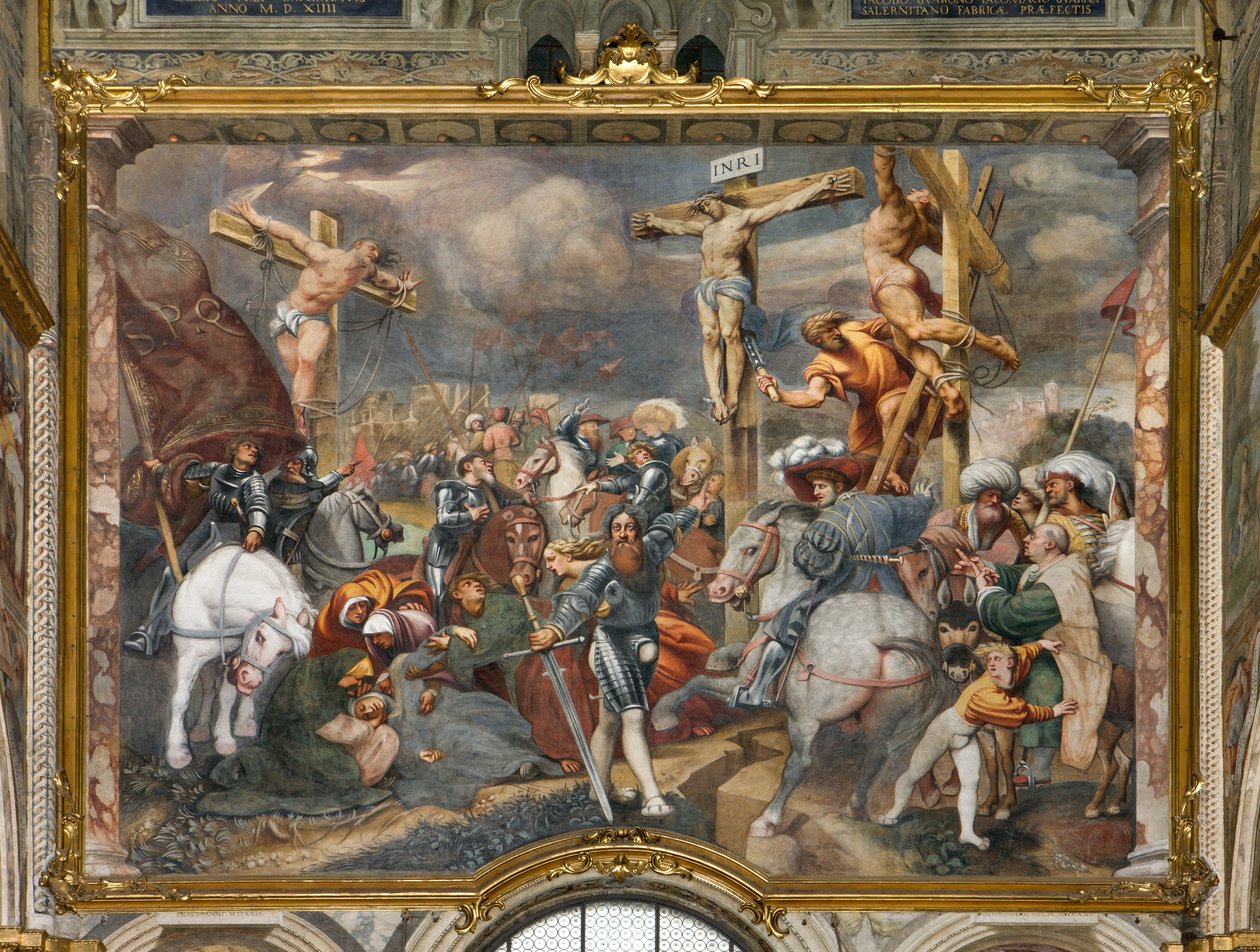 Counterfaccata, IL Pordenone, Ukřižování 1520-21 od Giovanni Antonio Pordenone