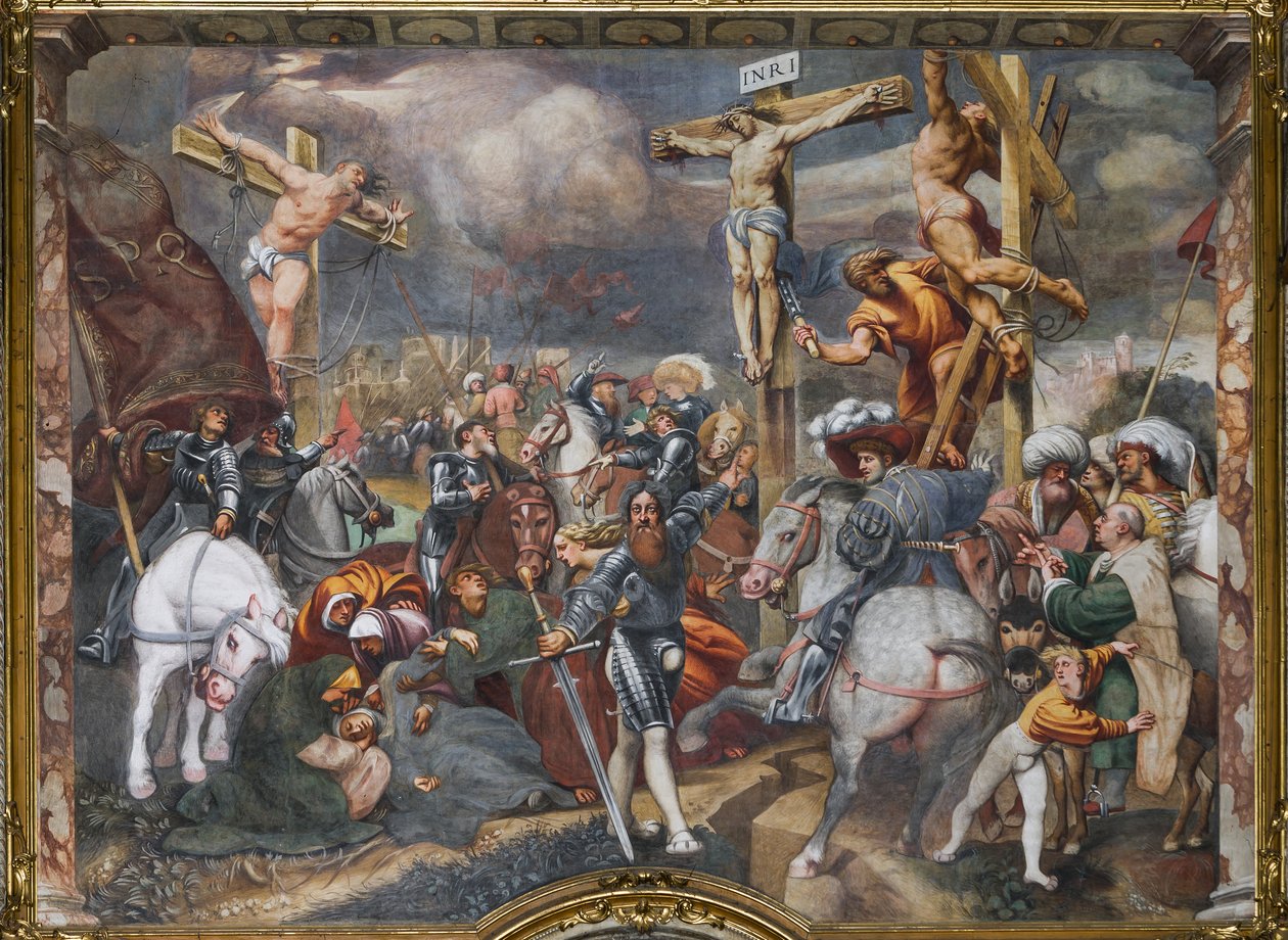 Ukřižování od Giovanni Antonio Pordenone
