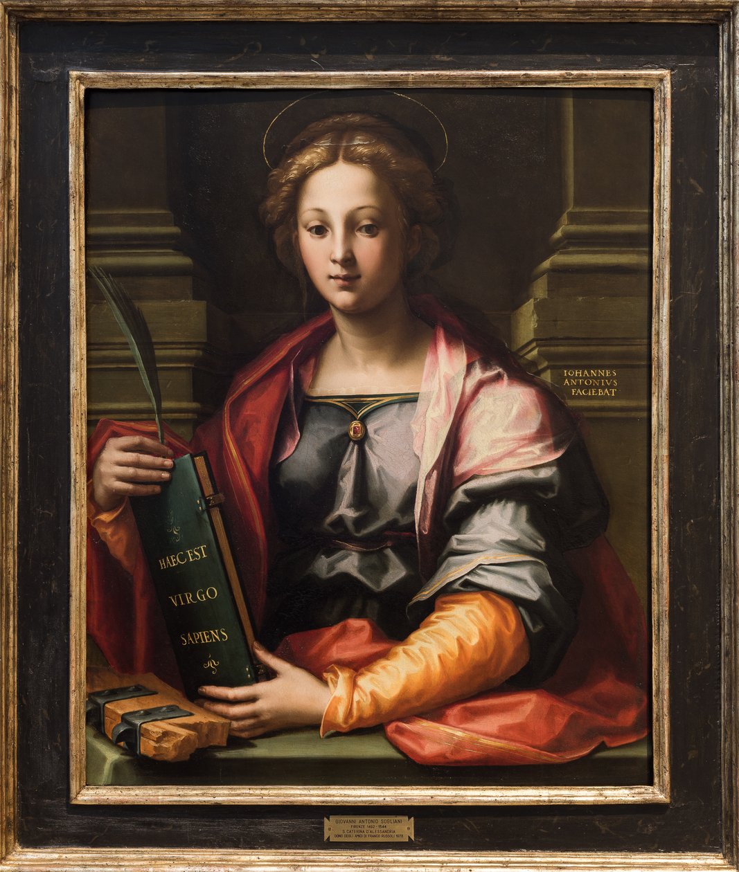 Svatá Kateřina Alexandrijská od Giovanni Antonio Sogliani