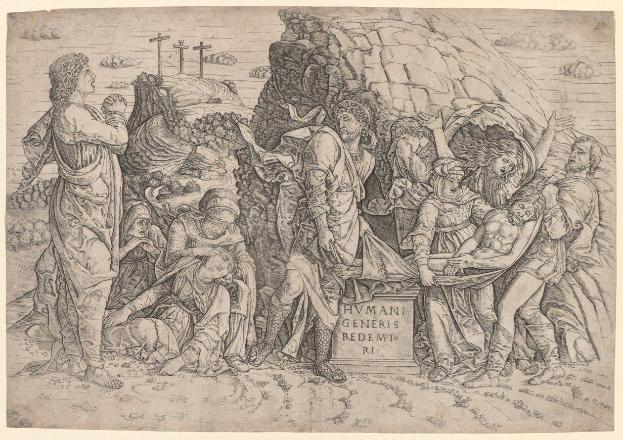 Pohřbení od Giovanni Antonio da Brescia