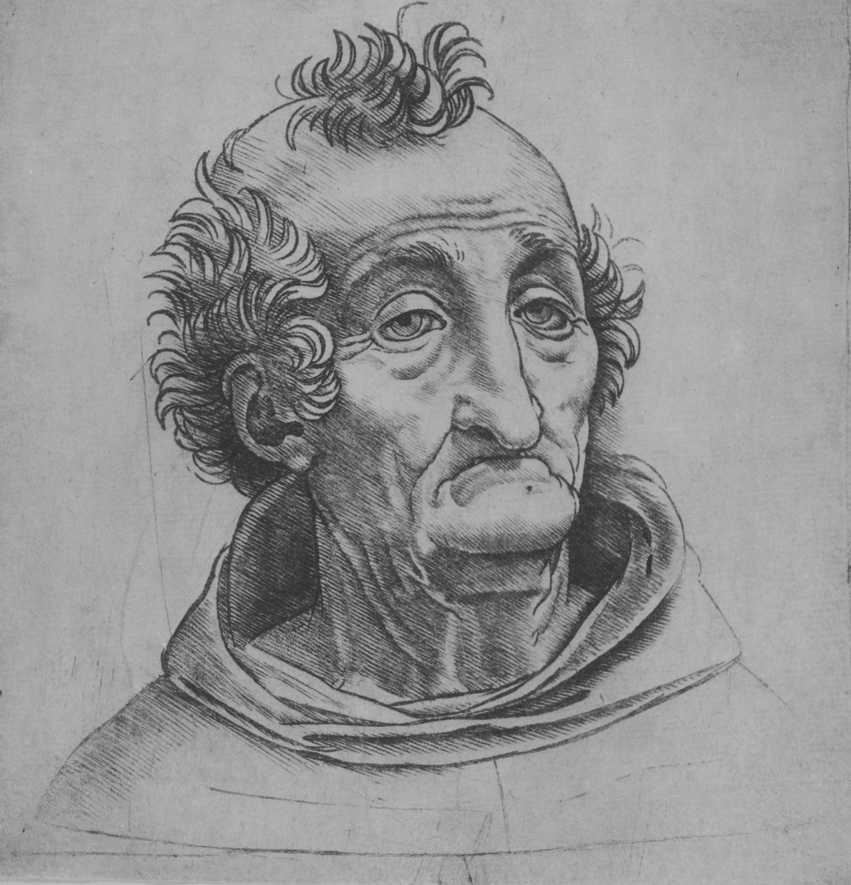 Hlava starého muže, ca. 1490-1525. od Giovanni Antonio da Brescia