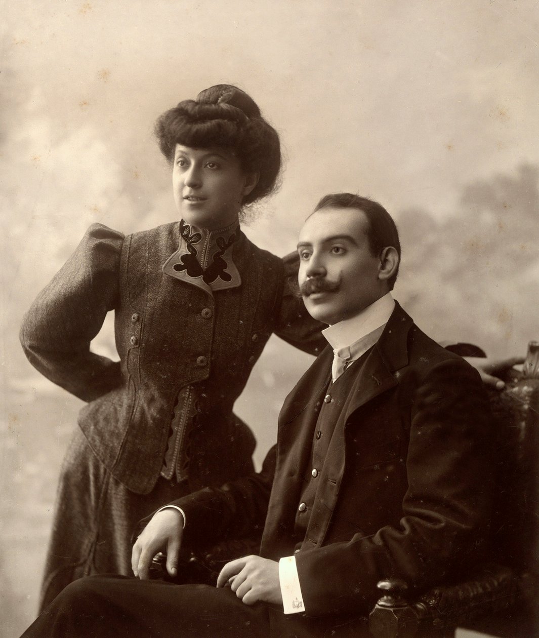 Alfredo Trombetta s manželkou od Phillipe de Marlier