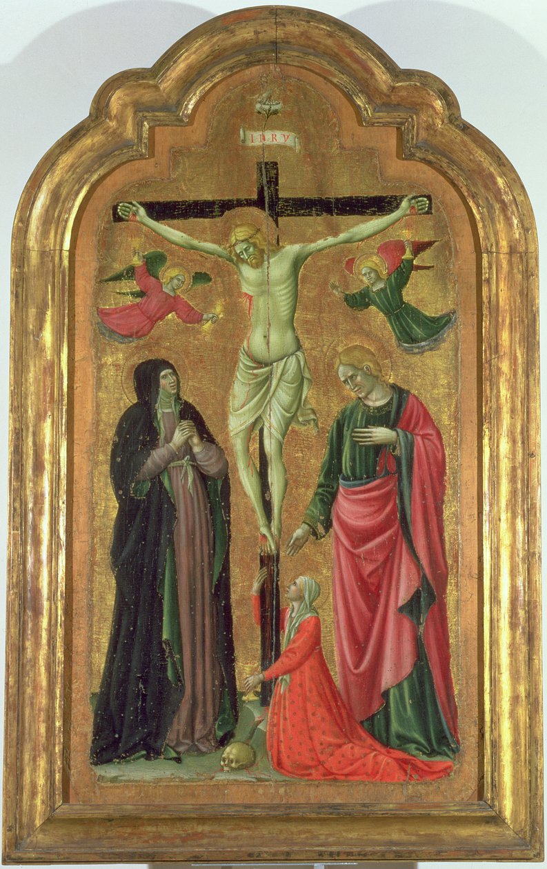 Ukřižování (tempera na panelu) od Giovanni Venanzi di Pesaro