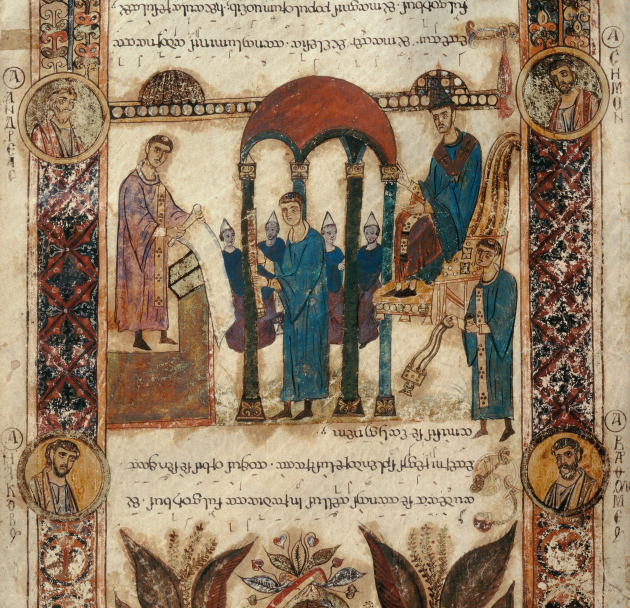 Recitace exuletu během velikonoční vigilie. Radost z katedrály San Sabino v Bari od Phillipe de Marlier